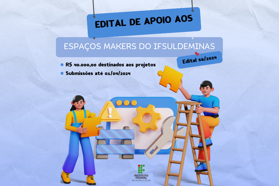 Edital de apoio espaços makers Banner 300200